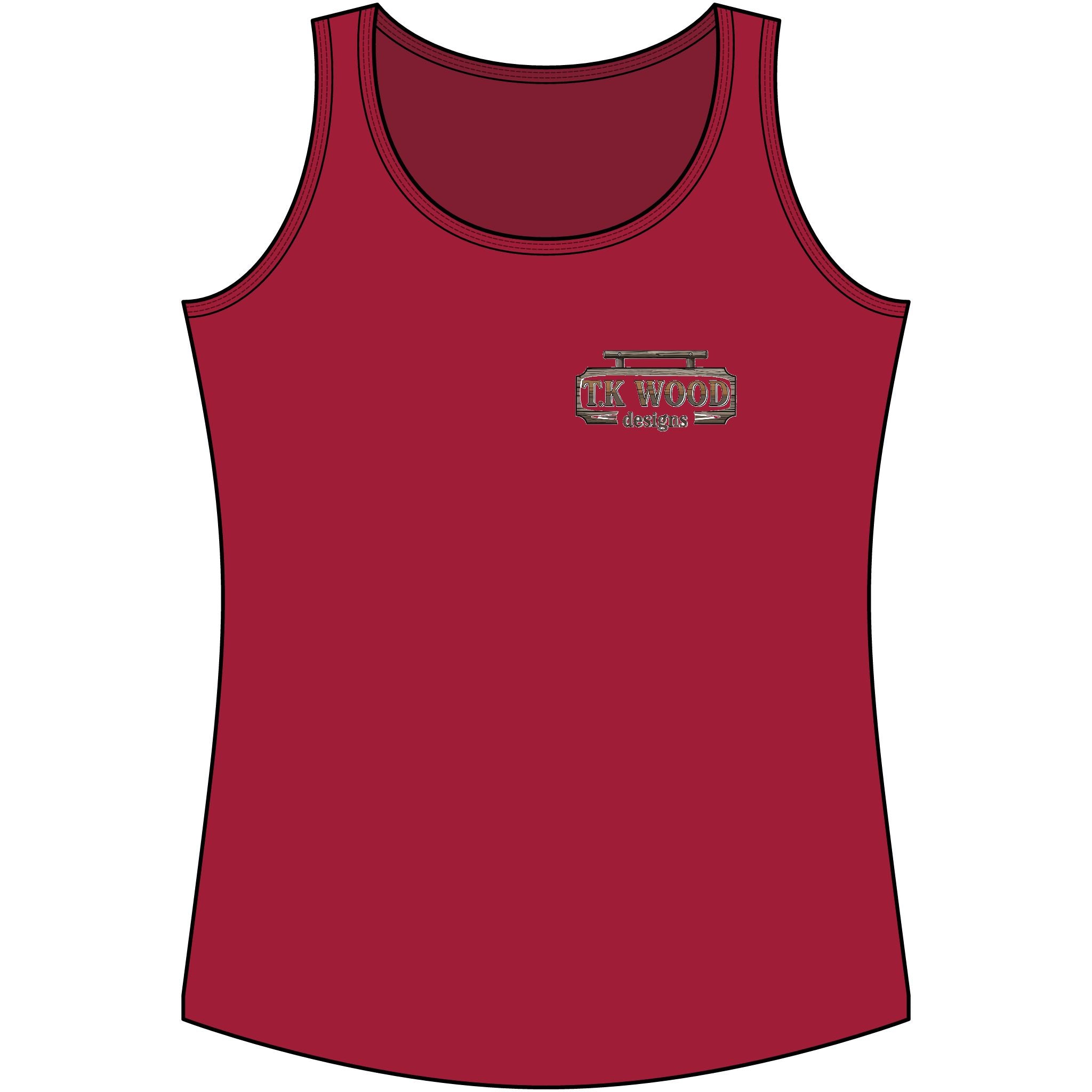 Funny Work Quote Women's Performance Tank — Humorous Office Workout Tank