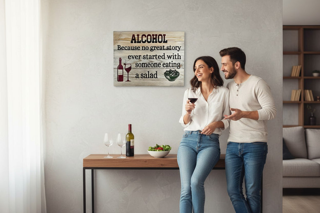 TK Wood Designs wooden sign with