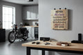 TK Wood Designs wooden sign with quote "Never mistake my silence for weakness. No one plans a murder out loud!"