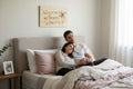 TK Wood Designs rustic natural wood sign with black script text reading "Falling in love with you was the easiest thing I've done in my life."